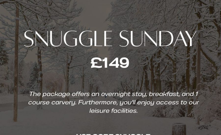 Derwent Manor Sunday Stay